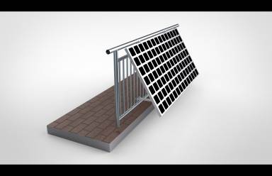 Komplettes Montageset für Balkonkraftwerk für 1x Solarmodul | Energy Junkies GmbH